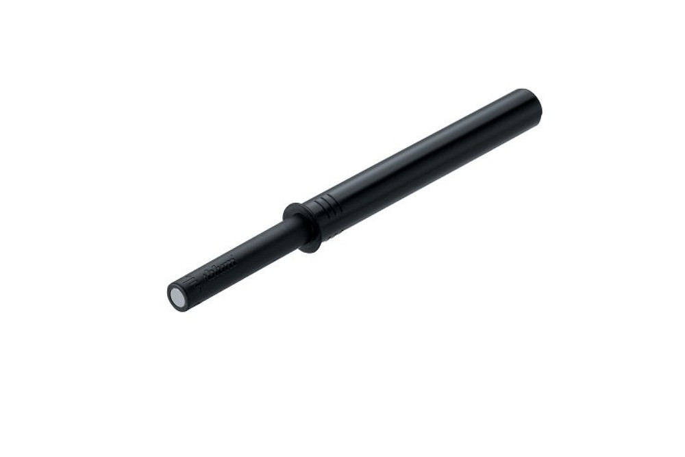TIP-ON durelių atmetiklis, įgrežiamas 76 mm, su magnetu, juodos spalvos